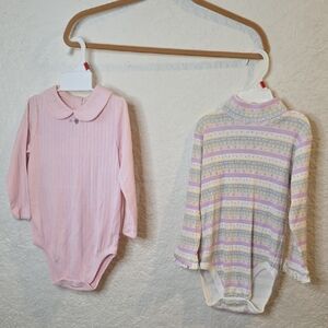 Canyon River Blues Pink and Pastel Long Sleeve Bodysuit Set